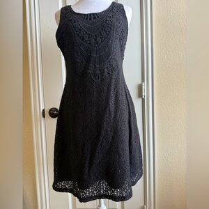 Cato Black Lace Dress